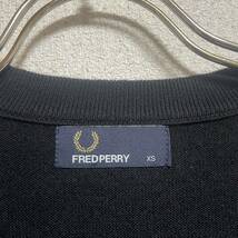 フレッドペリー FRED PERRY アーガイル柄ニットカーディガン 長袖ニットカーディガン ブラック 黒 メンズ サイズXS ＊41_画像2