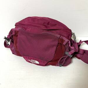 【美品】THE NORTH FACE MESH POCKET 2 ザ・ノース・フェイス　ウエストバッグ ボディバッグ ウエストポーチ　ピンク　＊DM