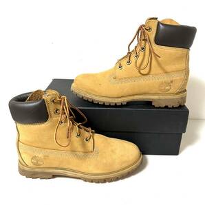 【美品】Timberland 10361 6in PREM WP ティンバーランド 6インチプレミアムウォータープルーフ イエローブーツ 7M 24cm ＊BAの画像8