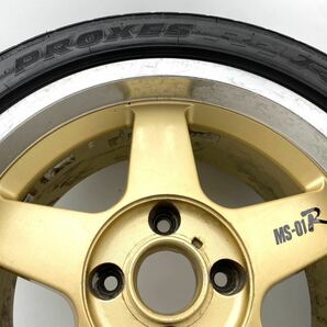 管k240345-22 MAZDASPEED マツダスピード RAYS レイズ VESTA MS-01R ホイール 2本セット 15×7J PCD100 +35 4H (18×2)の画像3