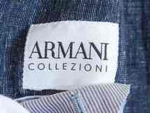 アルマーニ コレッツォーニ ARMANI COLLEZIONI リネン　テーラードジャケット メンズ ・50EU ネイビー nm4608203412_画像6