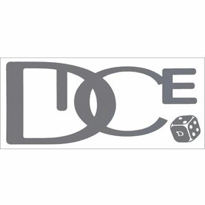 【DICE】カッティングステッカー L CROM