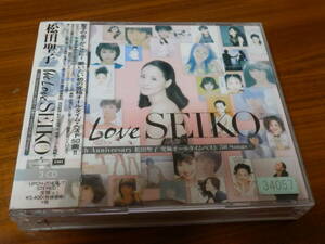 松田聖子 CD3枚組ベストアルバム「We Love SEIKO -35th Anniversary 松田聖子 究極オールタイムベスト 50Songs-」レンタル落ち 帯あり