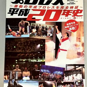 【美品】 週刊プロレス別冊 プロレス平成20年史〜激動の平成プロレスを完全検証　（ベースボール・マガジン社）