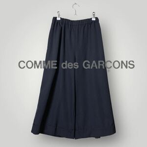 [美品] AD2017 COMME des GARCONS コムデギャルソン/ ワイドイージーパンツ ウエストゴム 黒 