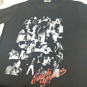 ●未使用●矢沢永吉 ROCK Tシャツ バンドTシャツ ロックTシャツ ブラック グッズ コレクション 当時物 　S