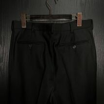 1990s Gianni Versace Trousers ジャンニ ヴェルサーチ ギャバジン ウール 毛 ブラック 黒 パンツ スラックス ヴィンテージ ビンテージ 80s_画像7