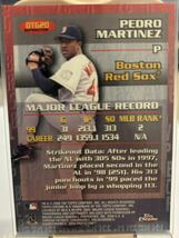 2000 MLB TOPPS CHROME PEDRO MARTINEZ OWN THE GAME REFRACTOR_画像2