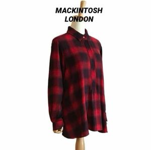 【MACKINTOSH LONDON】 大きいサイズ プルオーバーシャツ