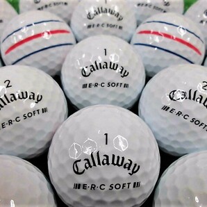 ★良質美品★キャロウェイ ERC ソフト Callaway『ERC SOFT』2023年モデル トリプルトラック ホワイト 30個 ロストボール★の画像2