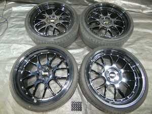 ★ GGH30W 30ヴェルファイア BBS BurjAL JA137 ブラック ホイール 21×9.5J＋43 ナット付 [38NL1]