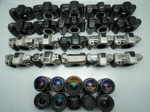 ★ミノルタ AF一眼&純正レンズなど★α807si/303si/3xi/360si/sweet S/VECTIS S-100/V LENS/ 等 計:30点まとめ【ジャンク品】29713