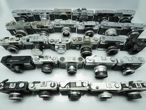 ★レンジファインダーなど★YASHICA/FUJICA/minolta/RICOH/MAMIYA/PETRI/OLYMPUS/ 等 計:28点まとめ【ジャンク品】29745