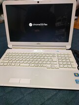 FUJITSU LIFEBOOK AH54/H FMVA54HW Corei5-3210M 2.5GHz 4GB HDD750GB 15.6型ワイド液晶　ジャンク扱い_画像2