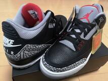 Nike Air Jordan 3 Retro OG "Black Cement" 27.5cm (US9.5 ナイキ エアジョーダン3 レトロ OG ブラックセメント 854262-001 黒AJ3_画像1