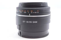 ☆美品☆Sony ソニー SONY 単焦点広角レンズ DT 35mm F1.8 SAM APS-C対応 SAL35F18_画像3