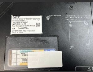 管50 NEC i7 ファクトリ コンピュータ FACTORY COMPUTER FC-C13G/S7306ZA S460160UA パソコン本体 MADE IN JAPAN PC