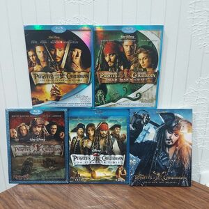 パイレーツ・オブ・カリビアン ブルーレイ Blu-ray 5作品 DVDなし 映画 洋画 海賊 ジョニー・デップ