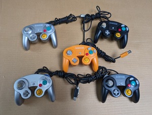  nintendo Game Cube original controller together 5 piece set junk treatment 