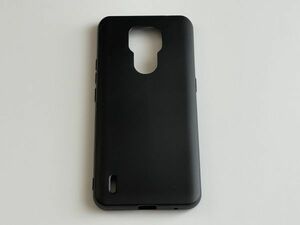 Motorola moto e7 6.5インチ 耐衝撃 上質 TPU ソフト 黒色 ケース A125