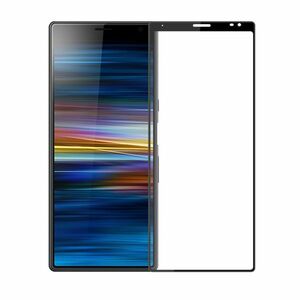 Xperia 10 Plus XA3 Ultra 6.5インチ 枠黒色 9H 0.26mm 強化ガラス 液晶保護フィルム 2.5D K131