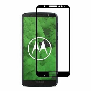 Moto G6 Plus 5.93インチ 0.26mm 枠黒色 強化ガラス 液晶保護フィルム 2.5D K528