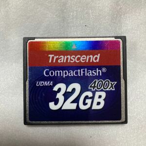 CFカード Transcend トランセンド CompactFlash コンパクトフラッシュ 400x倍速フォーマット済み メモリーカード 32G【美品】