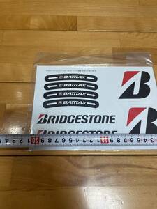 ブリヂストン　BRIDESTONE　バイク用　17インチ　ホイールステッカー　非売