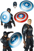 新品 MEDICOM TOY MAFEX No.202 CAPTAIN AMERICA Stealth Suit マフェックス MARVEL メディコムトイ The Winter Soldier_画像3