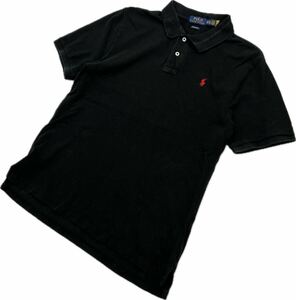 Polo Ralph Lauren ☆ 半袖 ポロシャツ ブラック ユース XL メンズS相当 春夏 アメカジ ストリート 定番 人気 ポロラルフローレン■S3063