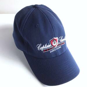 CAPTAIN SANTA GOLF Captain Santa Classic Logo cap men's S-M size (58.5cm) navy hat Golf USED