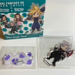 FF7 FC×ペコちゃん　ミニアクリルスタンド　セフィロス