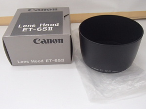 #59435【保管品】Canon ET-65II キャノン キヤノン レンズフード
