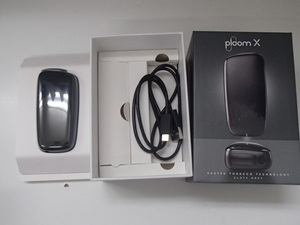 ＃59607【中古】Ploom X プルームエックス スターターキット スレートグレイ 電子タバコ