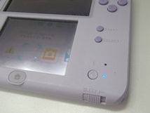 #59710【中古品】Nintendo 任天堂 ニンテンドー 2DS FTR-001 ポータブル ゲーム機 ラベンダー ペン付_画像2