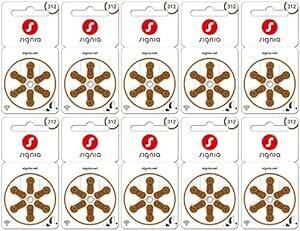 シグニア 補聴器用空気電池 PR41（312） 10パックセット（60粒