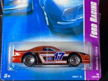 ホットウィール HOTWHEELS MUSTANG COBRA マスタング コブラ FORD フォード RACING オレンジ_画像1