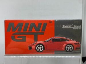 TSM MODEL MINI GT 1/64 PORSCHE 911 Carrera S Guards Red 283 ポルシェ カレラ 赤 開封済み 922