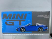 TSM MODEL MINI GT 1/64 PORSCHE 911 Targa 4S Shark Blue 610 ポルシェ タルガ 青 未開封_画像1