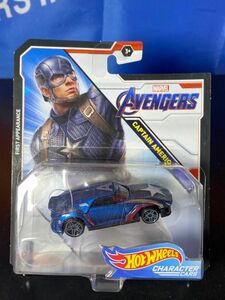 ホットウィール HOTWHEELS CHARACTER CARS MARVEL AVENGERS CAPTAIN AMERICA アベンジャーズ キャプテン アメリカ