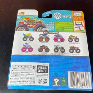 ホットウィール HOTWHEELS MONSTER TRUCKS 1963 VOLKSWAGEN BEETLE フォルクスワーゲン ビートル モンスタートラックの画像5