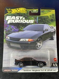 ホットウィール HOTWHEELS FAST&FURIOUS NISSAN SKYLINE GT-R BNR32 日産 スカイライン R32 ワイルドスピード Real Riders