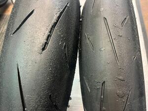 DUNLOP α13SP サーキット1時間走行　バリ山　110/70R17 140/70R17