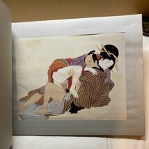 日本風俗図絵 《春画 艶本 枕絵 秘画 裸婦 12図の冊子《浮世絵》鈐印:龍　白文　初期コロタイプ版　》 中古品 番管理号：701_画像6