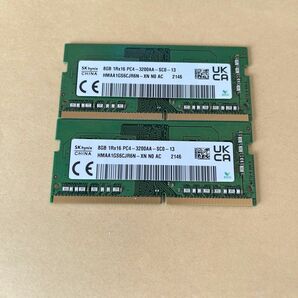 メモリ DDR4-3200AA SK hynix pc4-25600 8Gb 2枚 =16Gb