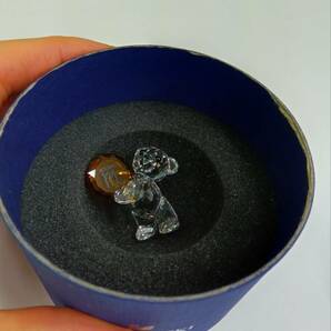 美品 SWAROVSKI スワロフスキー クリスタル 置物 熊 クマ インテリア bear ◆4644の画像5