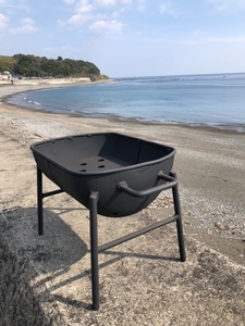 BBQコンロ　職人拘りの手作り　バーベキューコンロ　中型