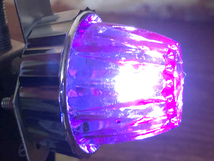 蛍ランプ ホタルランプ マーカー「かっとび蛍 紫」 LED パープル 点滅球 サイドマーカー 旧車 ゼファー ZRX CB XJR Z1 Z2 等に_画像2