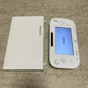  operation verification settled Nintendo Wii U 8GB body * pad set junk 