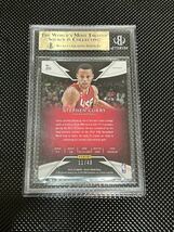 鑑定済 BGS10 49枚限定 Panini Select Basketball Stephen Curry USA ステフィン・カリー 11/49_画像2